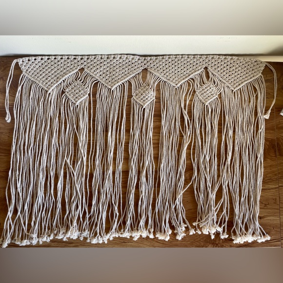 Handmade | Macrame Skirt or Door Curtain - Picture 3 of 5